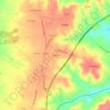 Topografische kaart Copeiro, hoogte, reliëf