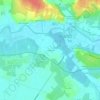 Topografische kaart Le Buisson, hoogte, reliëf