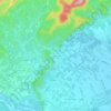 Topografische kaart Colbertaldo, hoogte, reliëf