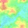 Topografische kaart La Motte aux Vesques, hoogte, reliëf