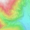 Topografische kaart Prämajur, hoogte, reliëf