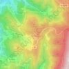 Topografische kaart Brandrüttel, hoogte, reliëf