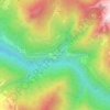 Topografische kaart Tremenico, hoogte, reliëf