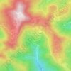 Topografische kaart Masarolis, hoogte, reliëf
