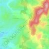 Topografische kaart Le Grand Satenot, hoogte, reliëf