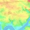 Topografische kaart La Ville au Vent, hoogte, reliëf