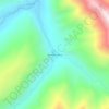 Topografische kaart Sumdo Gongma, hoogte, reliëf