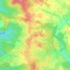Topografische kaart Saillagol, hoogte, reliëf