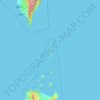 Topografische kaart Batanes, hoogte, reliëf