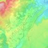 Topografische kaart La Jaujon, hoogte, reliëf