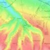 Topografische kaart Hale, hoogte, reliëf