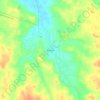 Topografische kaart El Cuchi, hoogte, reliëf
