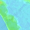 Topografische kaart Les Conches, hoogte, reliëf