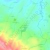 Topografische kaart La Baroche Gondouin, hoogte, reliëf