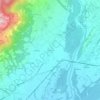 Topografische kaart Meano, hoogte, reliëf