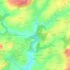 Topografische kaart L'Étang Blanc, hoogte, reliëf