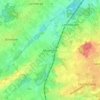 Topografische kaart Moortsele, hoogte, reliëf