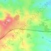 Topografische kaart Les Noix, hoogte, reliëf