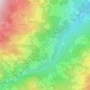 Topografische kaart Spervara di sotto, hoogte, reliëf