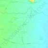 Topografische kaart Gol Pashin, hoogte, reliëf