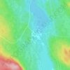 Topografische kaart Fåssjödal, hoogte, reliëf