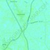 Topografische kaart Drayton, hoogte, reliëf