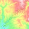 Topografische kaart Varnavas, hoogte, reliëf