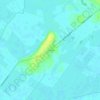 Topografische kaart L'Île d'Albe, hoogte, reliëf