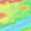 Topografische kaart Leiten, hoogte, reliëf