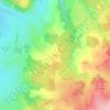 Topografische kaart La Grolle, hoogte, reliëf