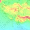 Topografische kaart Scarnadore, hoogte, reliëf