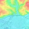 Topografische kaart Le Pont-Niveau, hoogte, reliëf