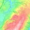 Topografische kaart Marquisière, hoogte, reliëf