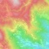 Topografische kaart Cireglio, hoogte, reliëf