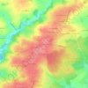 Topografische kaart Le Grand Chemin, hoogte, reliëf