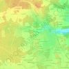 Topografische kaart Les Longues Haies, hoogte, reliëf