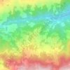 Topografische kaart Farneta, hoogte, reliëf