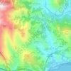 Topografische kaart Sealza, hoogte, reliëf