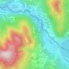 Topografische kaart Camer, hoogte, reliëf