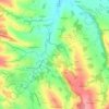 Topografische kaart Gerhagen, hoogte, reliëf