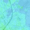 Topografische kaart Zegge, hoogte, reliëf
