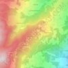 Topografische kaart Selva dei Pini, hoogte, reliëf