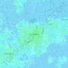Topografische kaart Grootegast, hoogte, reliëf
