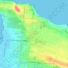 Topografische kaart Diar El Gharb 2, hoogte, reliëf