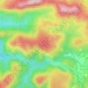 Topografische kaart La Mole, hoogte, reliëf