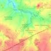 Topografische kaart Seitschen, hoogte, reliëf