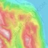Topografische kaart Stropino, hoogte, reliëf