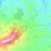 Topografische kaart Penella, hoogte, reliëf