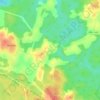 Topografische kaart Анисимцево, hoogte, reliëf