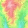 Topografische kaart L'Ebaupin, hoogte, reliëf